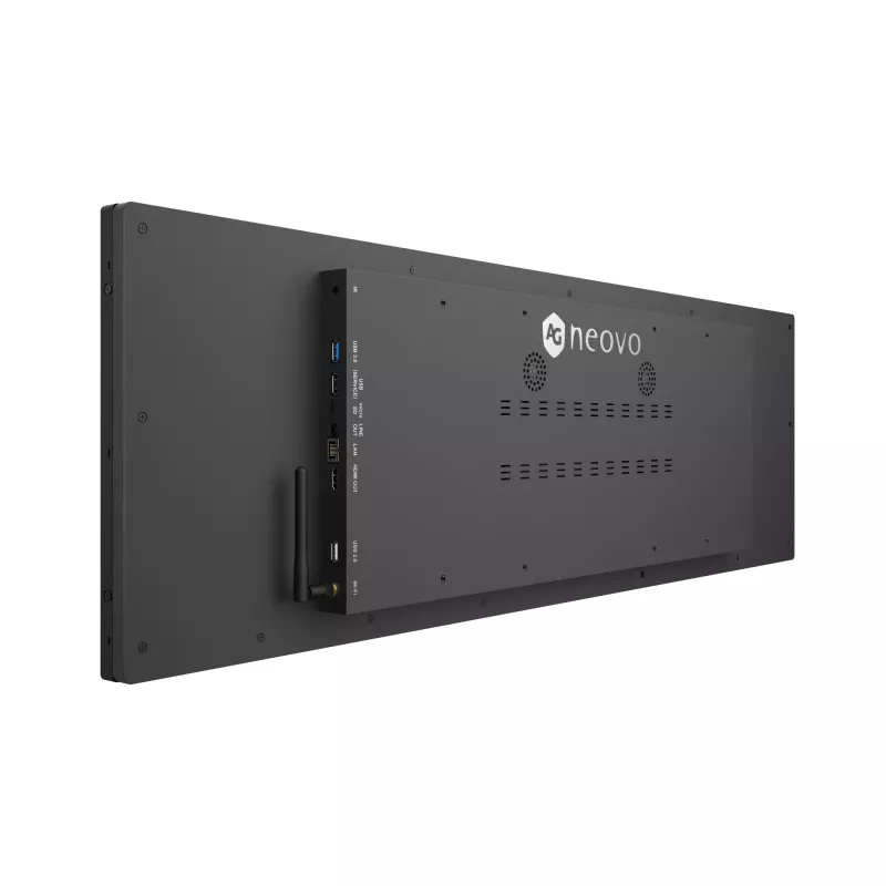 AG Neovo PB3701A Signālu displejs panorāmas dizains 94 cm (37 collas) LED Wi-Fi 700 cd/m² Melns Iebūvēts procesors Android 11 24/7