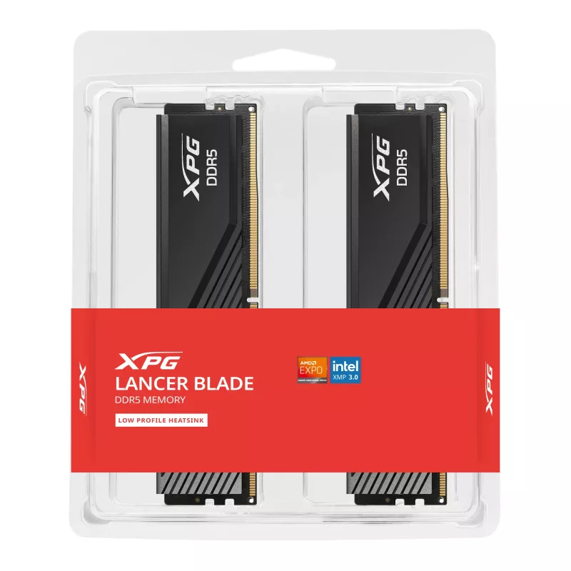 ADATA XPG Lancer Blade AX5U5600C468G-DTLABBK 16GB (2x 8GB) DDR5-5600 Dual-Kit, melns