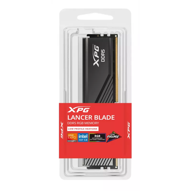 Atmiņas modulis DIMM 8 GB DDR5-5600 ADATA XPG Lancer Blade RGB (1x8 GB) INTEL XMP AMD EXPO, melns