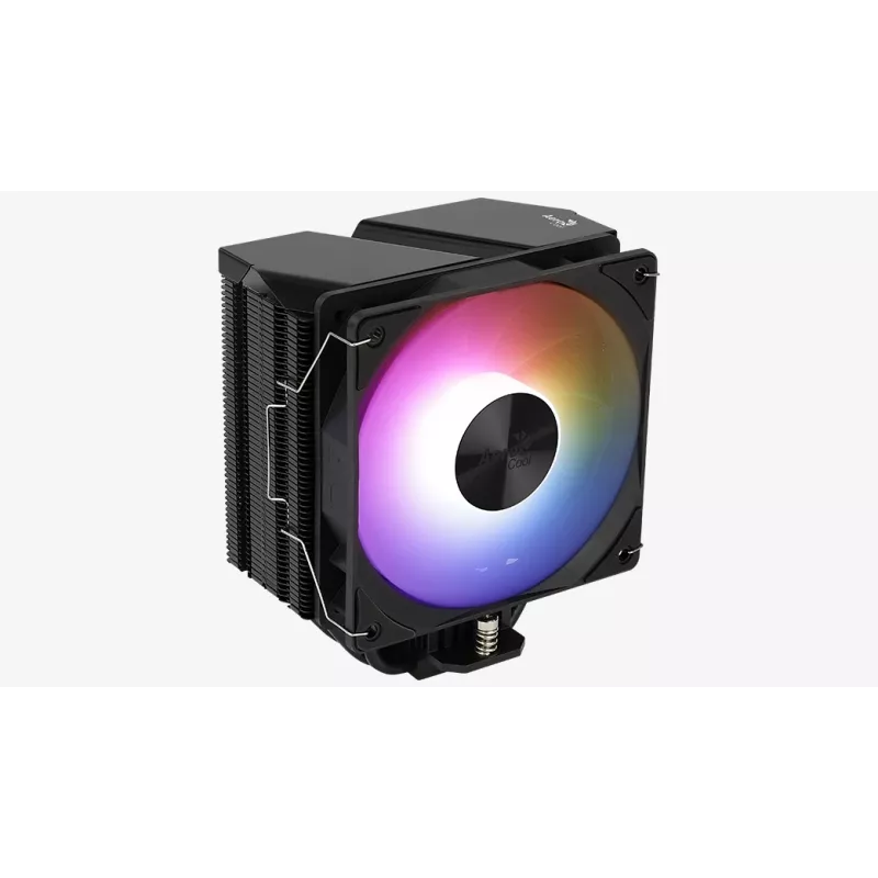 Gaisa dzesētājs AEROCOOL Rime 4 120 mm hidrauliskais gultnis, 4 siltuma caurules, TDP 230 W, melns