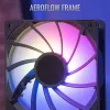 Gaisa dzesētājs AEROCOOL Rime 4 120 mm hidrauliskais gultnis, 4 siltuma caurules, TDP 230 W, melns