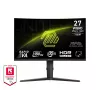 MSI MAG 275CQPFDE 27 collu izliekts monitors, Wide Quad HD, LCD, melns