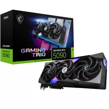 Grafikas karte MSI GeForce RTX 5090 32GB GDDR7, 512 bitu, PCIe 5.0, 3x DP 2.1a + HDMI 2.1b, 575W, 359×149×70 mm