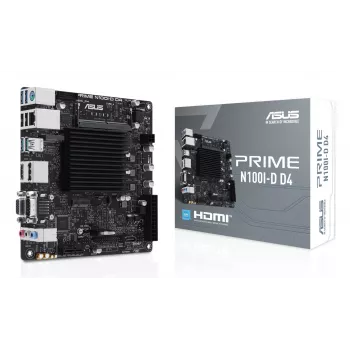 Mātesplate ASUS PRIME N100I-D D4, Intel Chipset, NA ligzda, mini ITX