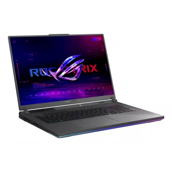 ASUS ROG Strix G18 G814PP-S8014W AMD Ryzen™ 9 8940HX Klēpjdators 45,7 cm (18 collu) WUXGA 32 GB DDR5-SDRAM 1 TB SSD NVIDIA GeForce RTX 5070 Wi-Fi 6E (802.11ax) Windows 11 Home Melns, Pelēks