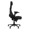 Universāla spēļu krēsls ASUS ROG Courser — polsterēts sēdeklis, maks. svars 136 kg, sēdeklis 670×700 mm, min. augstums 140 cm, melns