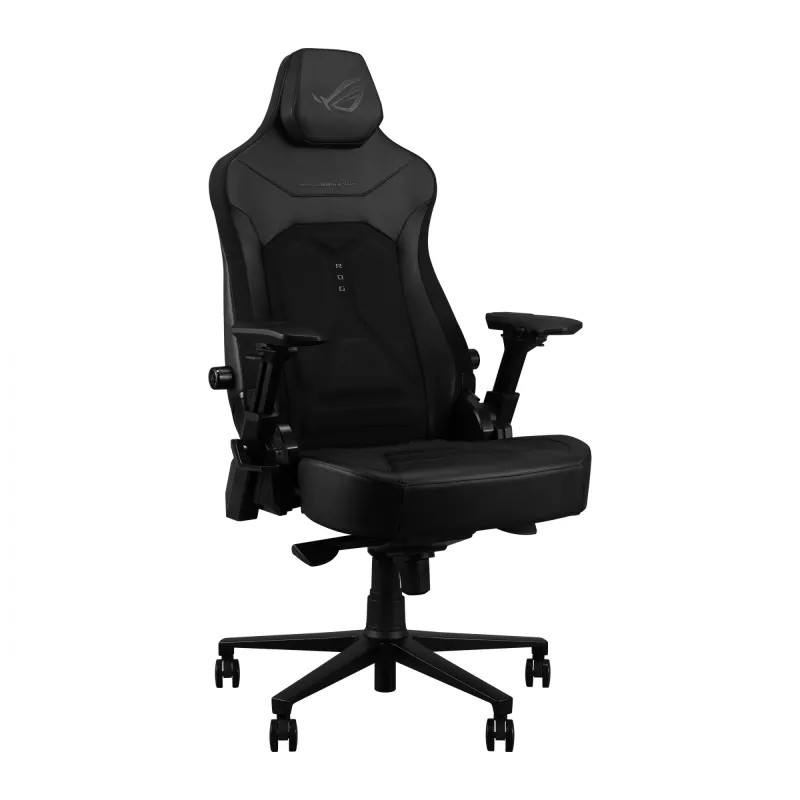 Universāla spēļu krēsla Asus ROG Courser Core — polsterēts sēdeklis, max slodze 136 kg, 670×700 mm sēdeklis