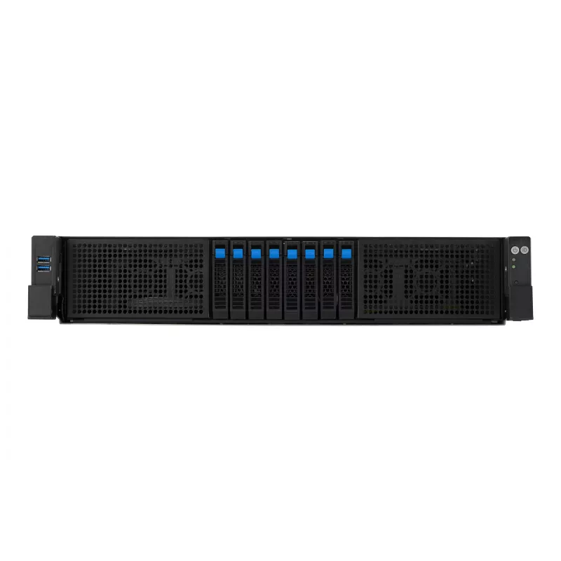 ASUS RS720A-E13-RS8U Socket SP5 Rack (2U) Melns, Sudrabs