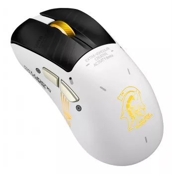 Spēļu pele ASUS ROG Keris II Origin-KJP, labā roka, optiskā 42 000 DPI, RF bezvadu + Bluetooth + USB-A, 6 pogas, daudzkrāsaina