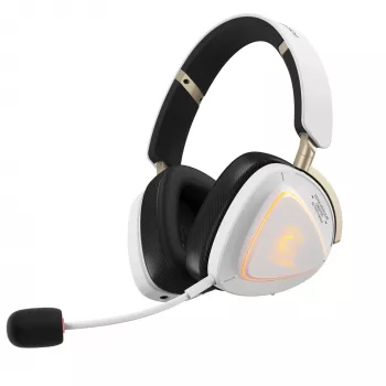 Austiņas ASUS ROG Delta II-KJP — Apkārtauss, vadu un bezvadu (Bluetooth), 20–20000 Hz, 325 g, Melns/Balts