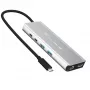 j5create JCD403 USB4 8K daudzportu centrmezgls USB Type-C HDMI RJ-45