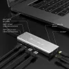 j5create JCD403 USB4 8K daudzportu centrmezgls USB Type-C HDMI RJ-45
