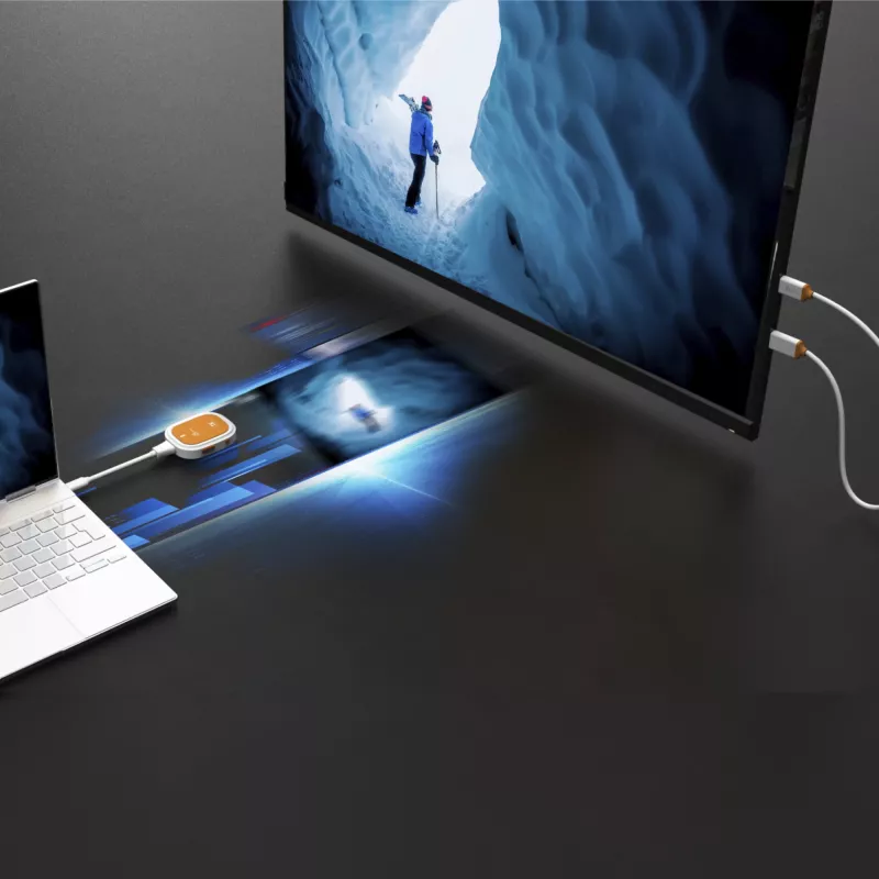 j5create ScreenCast FHD USB-C bezvadu displeja pagarinātājs, dongle, USB, USB Type-C, balts, 1 A, 0 - 40 °C