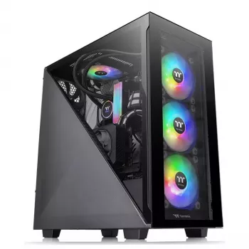PC korpuss Thermaltake Divider 300 TG Midi Tower Melns