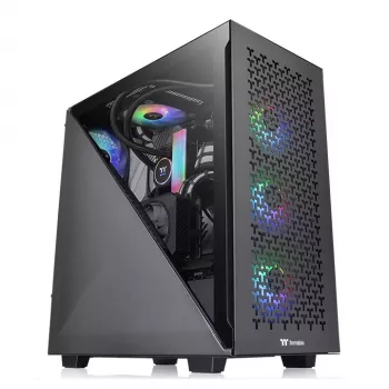 PC korpuss Thermaltake Divider 300 TG Air Midi Tower Melns