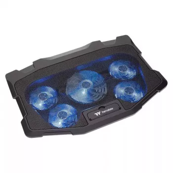 Dzesēšanas paliktnis klēpjdatoram Thermaltake Massive 12 Max 43.2 cm 5 ventilatori Melns