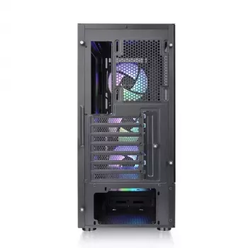 PC korpuss Thermaltake S200 TG ARGB Midi Tower Melns