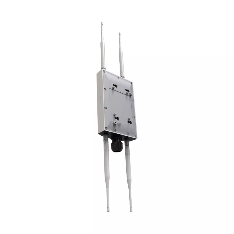 Bezvadu piekļuves punkts EnGenius Fit6 2×2 Outdoor — divjoslu 2,4/5 GHz, 1774 Mb/s, PoE, 2,5GbE LAN, 4 antenas, balts