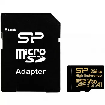 MicroSDXC atmiņas karte Silicon Power SP256GBSTXDV3V1HSP 256 GB Class 10 High Endurance