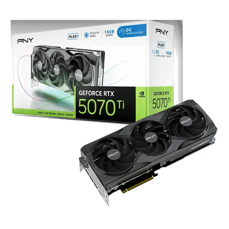 Grafikas karte PNY GeForce RTX 5070 Ti 16GB GDDR7
