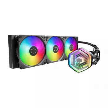Šķidruma dzesēšanas komplekts Cooler Master MasterLiquid 360 ATMOS 12 cm Melns