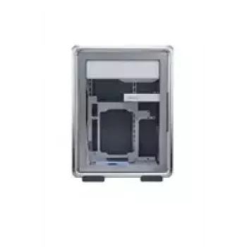 Datora korpuss Cooler Master MasterFrame 400 Mesh Silver, mATX, caurspīdīgs sānu panelis, 1x 120 mm ARGB ventilators