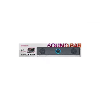 Pārnēsājams skaļrunis DEFENDER Z2 Black, vadu USB, 6W RMS, SNR 70 dB, 80–18000 Hz, kuba dizains
