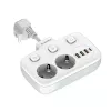 Sienas kontaktligzda ColorWay CW-CHE24PDW ar iebūvētu 24 W USB-C Power Delivery pieslēgvietu