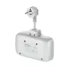 Sienas kontaktligzda ColorWay CW-CHE24PDW ar iebūvētu 24 W USB-C Power Delivery pieslēgvietu