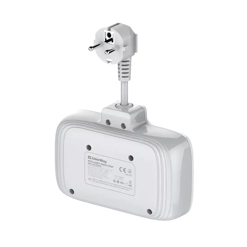 Sienas kontaktligzda ColorWay CW-CHE24PDW ar iebūvētu 24 W USB-C Power Delivery pieslēgvietu