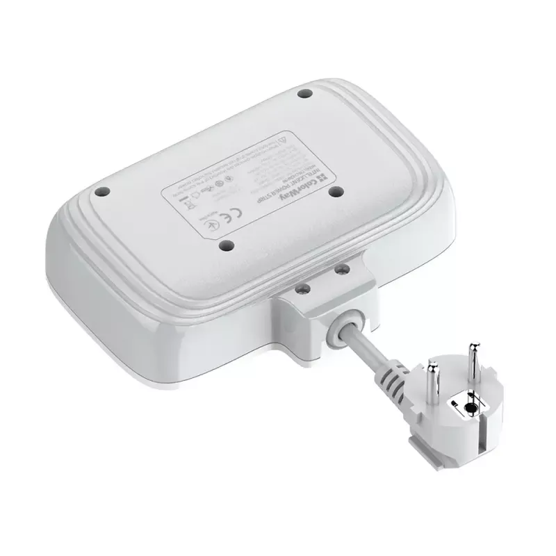 Sienas kontaktligzda ColorWay CW-CHE24PDW ar iebūvētu 24 W USB-C Power Delivery pieslēgvietu