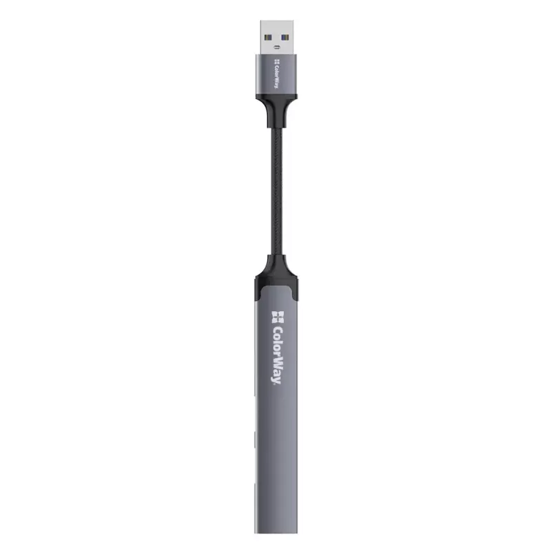 Docking stacija ColorWay CW-HUB05, 4-in-1 USB-C centrmezgls ar HDMI un Ethernet