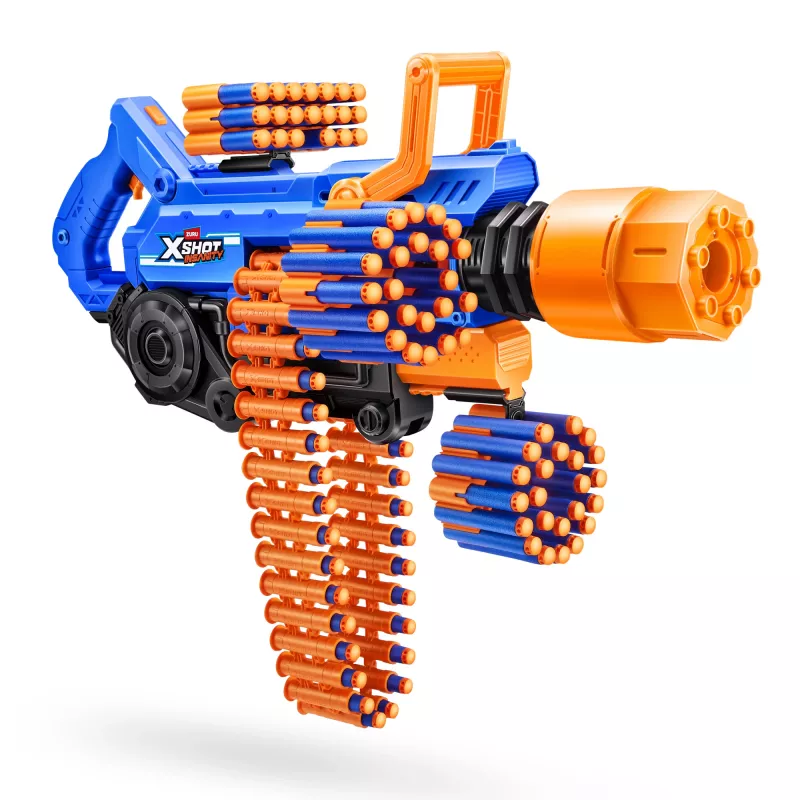 Zuru XSHOT Insanity Smoke N Barrel darbības šautene ar 72 putu bultām