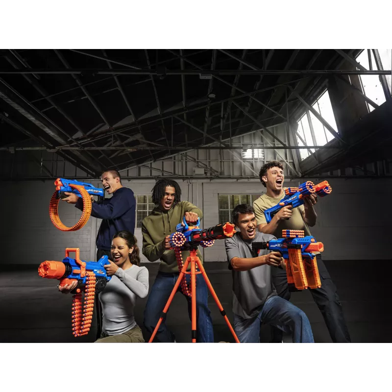 Zuru XSHOT Insanity Smoke N Barrel darbības šautene ar 72 putu bultām