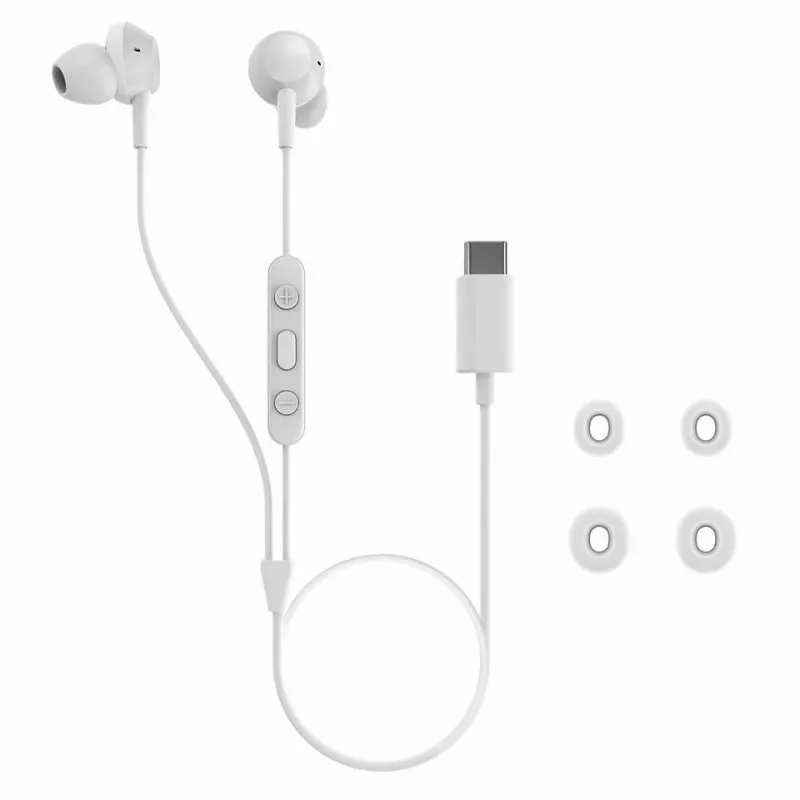 Philips TAE5008WT/00 vadu austiņas/auss komplekts Iekšauss Zvanīšana/Mūzika USB Type-C Balts