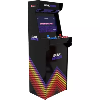 Arkādes automāts Iconic Arcade — 21 collu Full HD IPS, Cortex-A72 1.5 GHz, 1 GB RAM, Wi-Fi, Gigabit Ethernet, MicroSD, Bluetooth, DC barošana