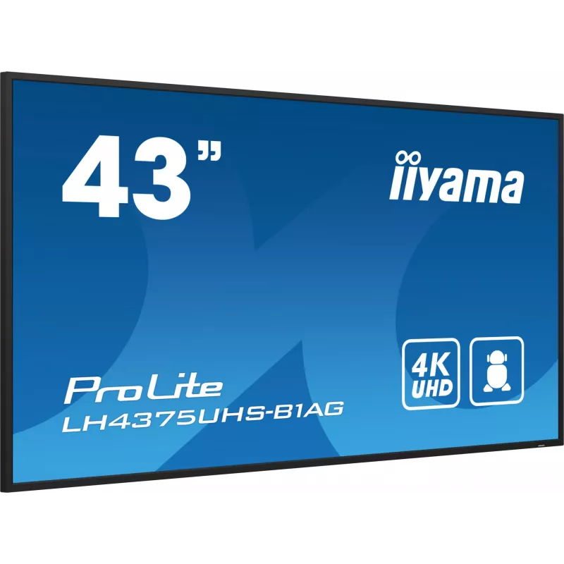 iiyama 43W LCD 4K signage panel 43 collas