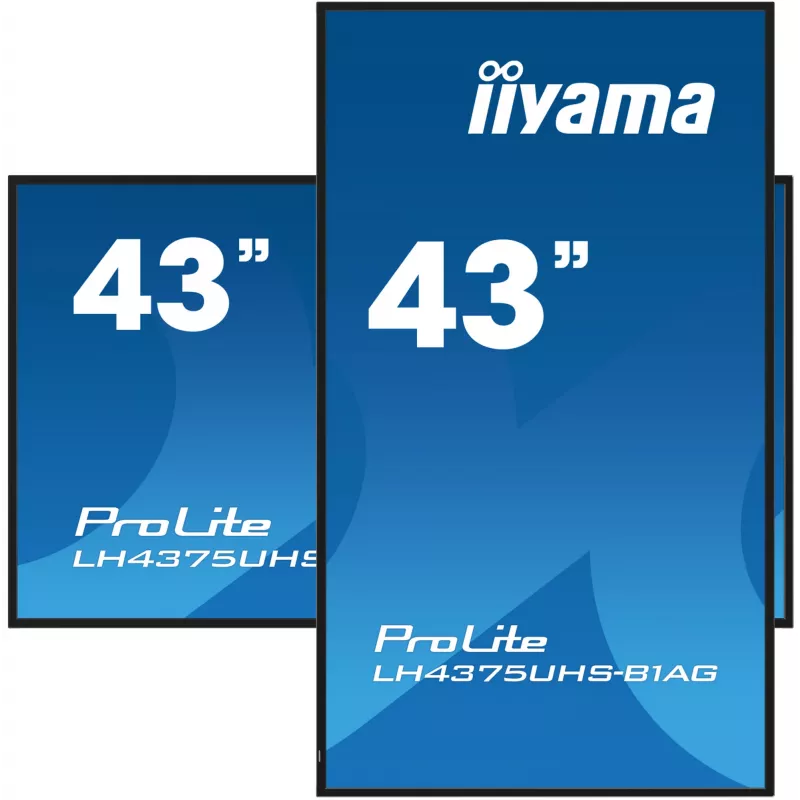 iiyama 43W LCD 4K signage panel 43 collas