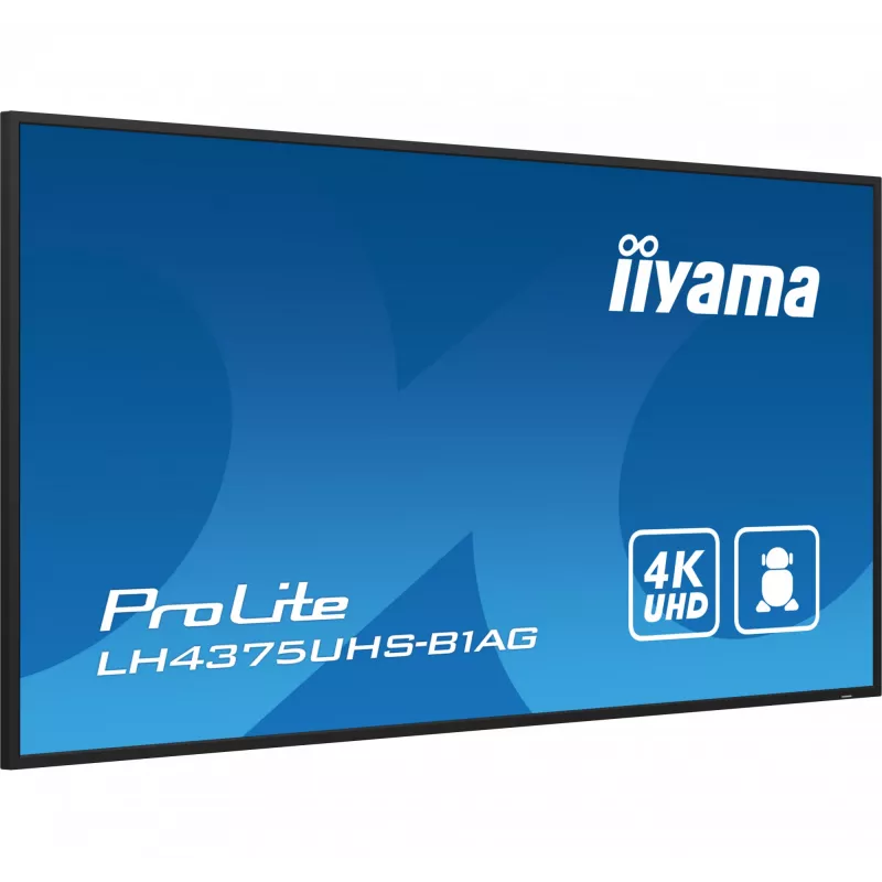 iiyama 43W LCD 4K signage panel 43 collas