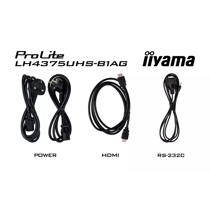 iiyama 43W LCD 4K signage panel 43 collas