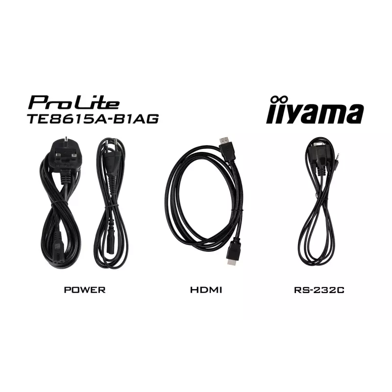 Interaktīvais pieskārienu displejs IIYAMA TE8615A-B2AG 86 inch 4:3 PCAP skārienekrāns izglītībai un sadarbībai