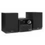 Mājas audio mikro sistēma Sharp XL-B512(BK) — 45 W, viena optiskā diska atskaņotājs, FM radio, MP3, banānu savienotāji, melna