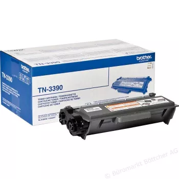 Tonera kasetne Brother TN-3390P Original Melna, lāzerprinterim, raža 12000 lapas, 1 gab.