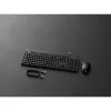 Kensington KM270 EQ bezvadu galddatora komplekts – uzlādējams, RF bezvadu + Bluetooth, membrānas, QWERTZ, melns, pele iekļauta