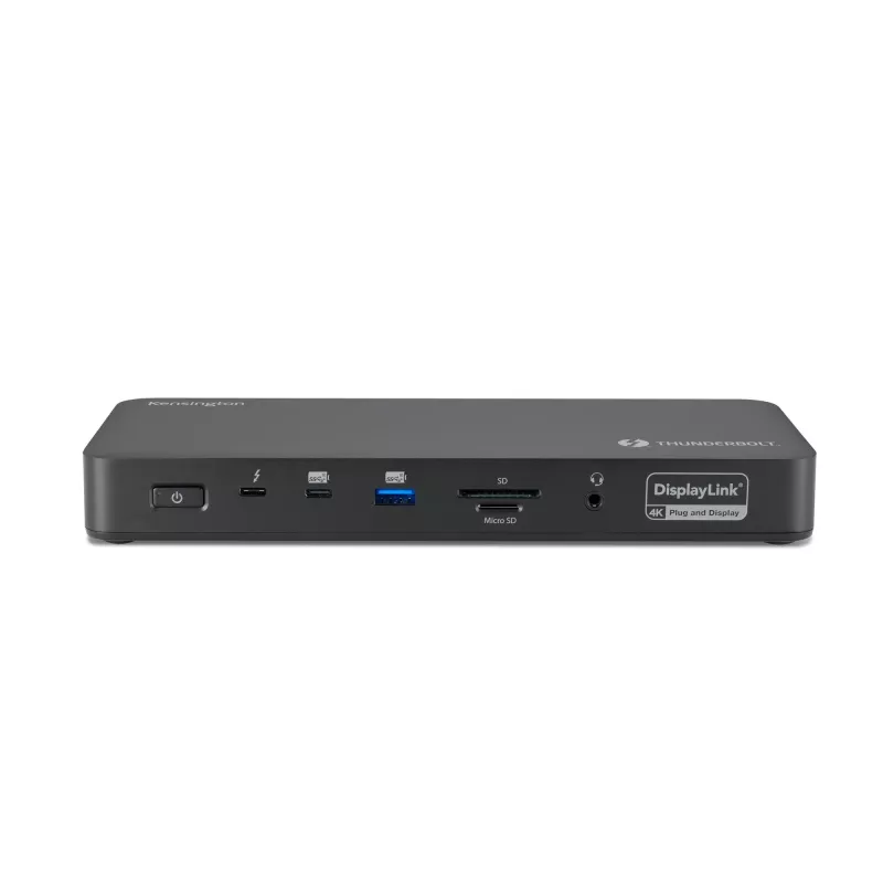 Kensington SD5920T EQ Thunderbolt 4 Quad 4K hibrīddoks ar DisplayLink tehnoloģiju