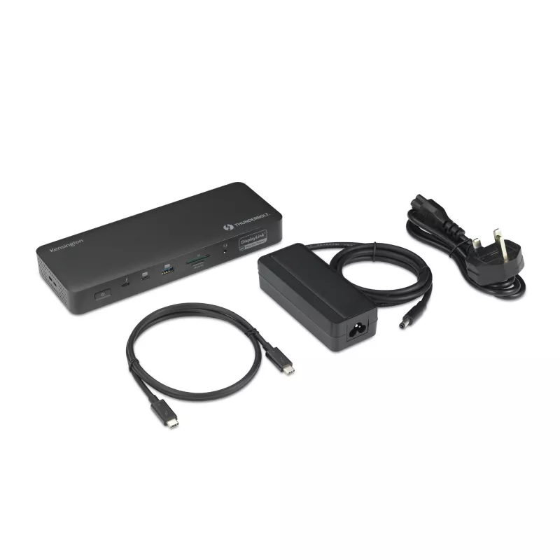 Kensington SD5920T EQ Thunderbolt 4 Quad 4K hibrīddoks ar DisplayLink tehnoloģiju