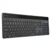 Targus Sustainable Energy Harvesting EcoSmart bezvadu Bluetooth tastatūra QWERTZ vācu melna