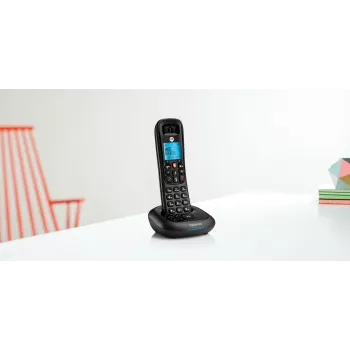 Motorola CD4001 DECT telefons ar atbildētāju un zvanītāja ID, Melns