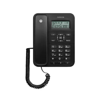Motorola CT202 analogais telefons ar Caller ID, melns