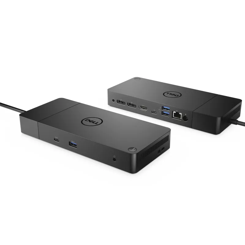 DELL WD19 Vadu USB 3.2 Gen 2 (3.1 Gen 2) Type-C dokstacija, melna